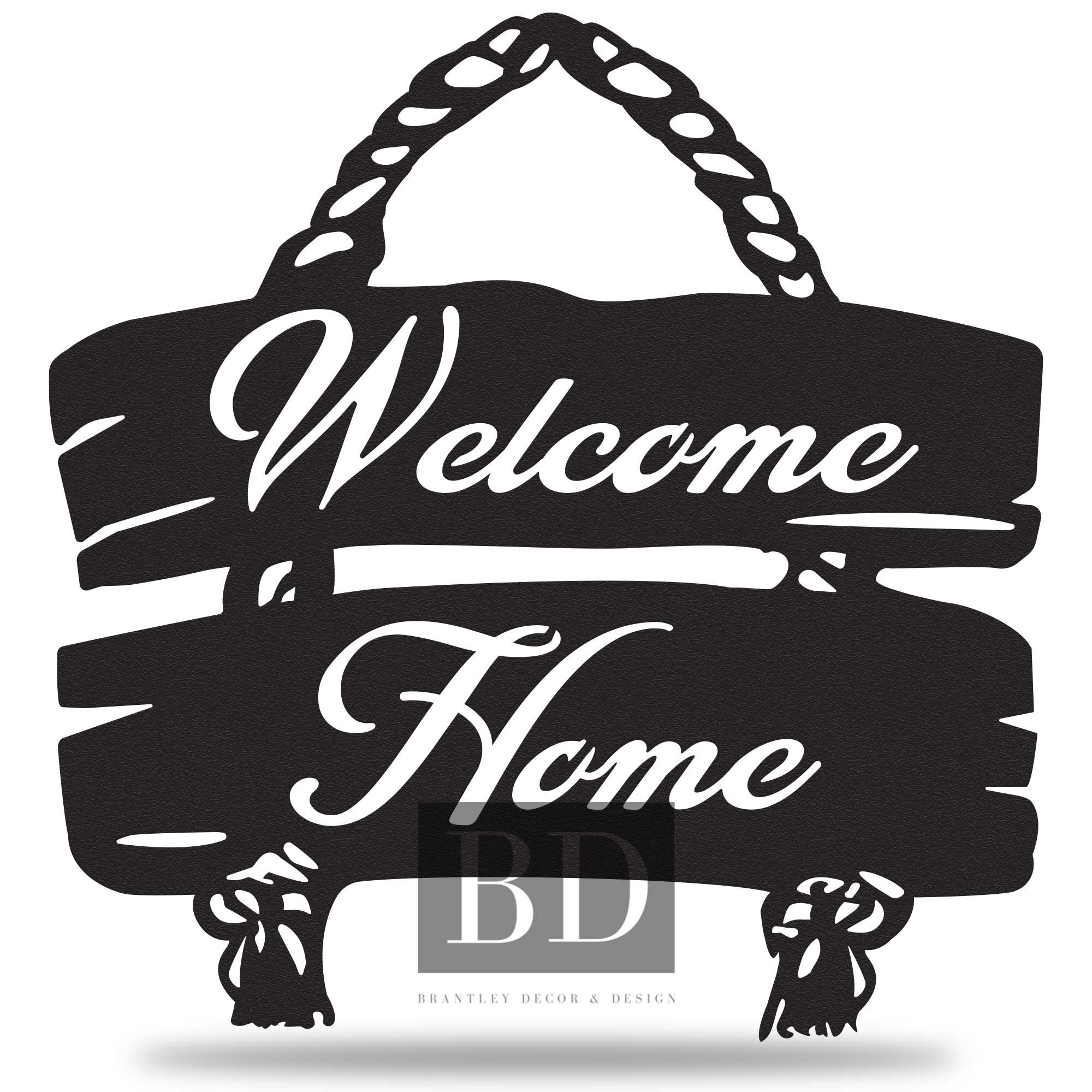 Welcome Home Steel Wall Art