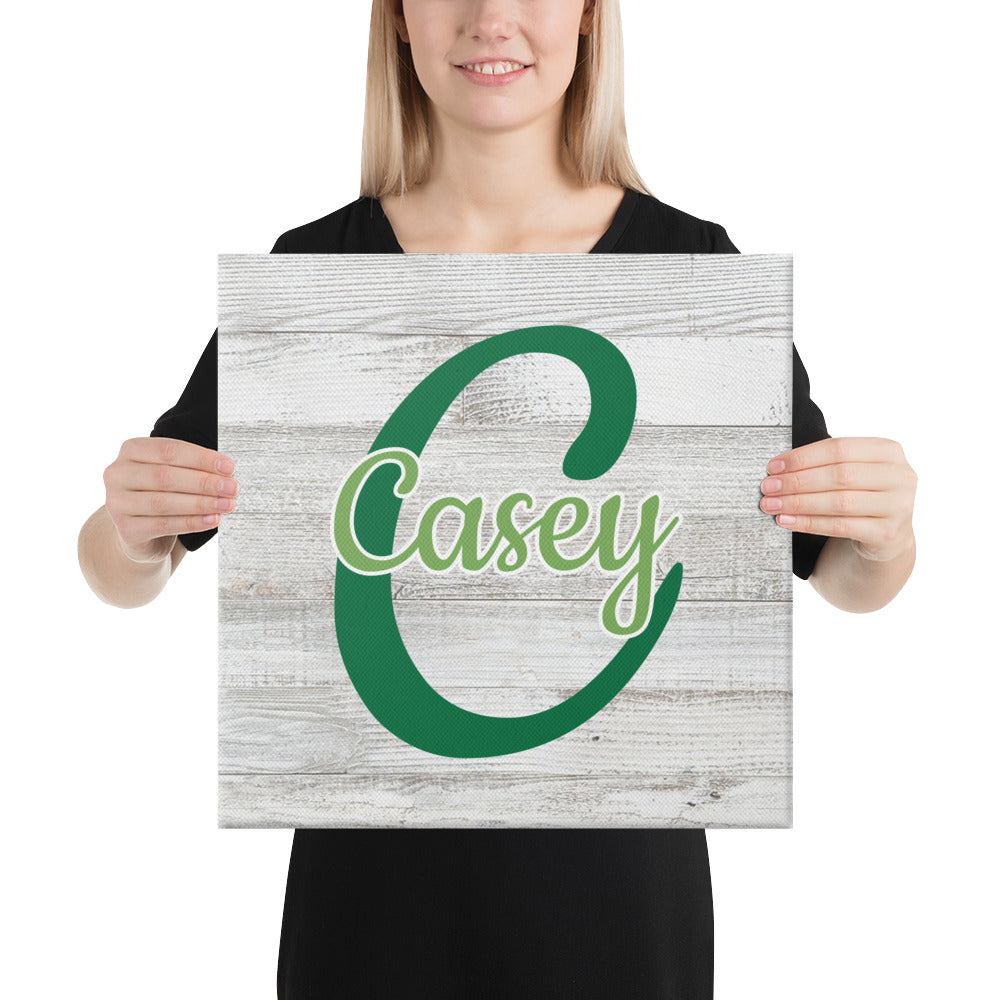 Baby Green Canvas Monogram