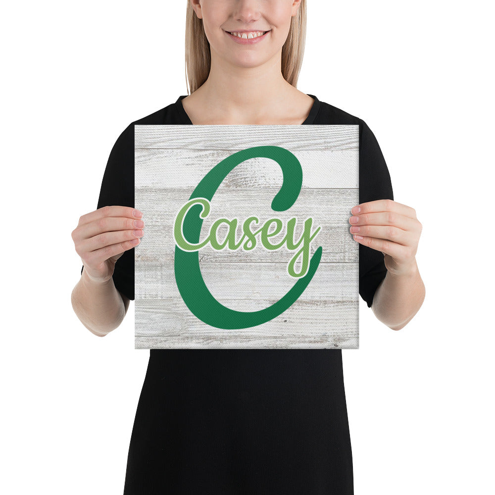 Baby Green Canvas Monogram