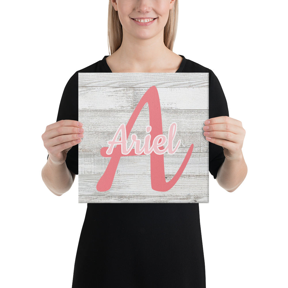 Baby Pink Canvas Monogram